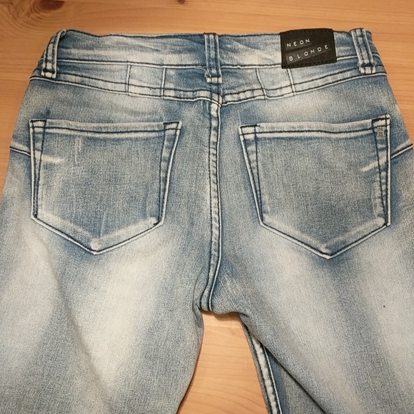 vintage skinny jeans with Center Seam detail - Picture 3 of 4